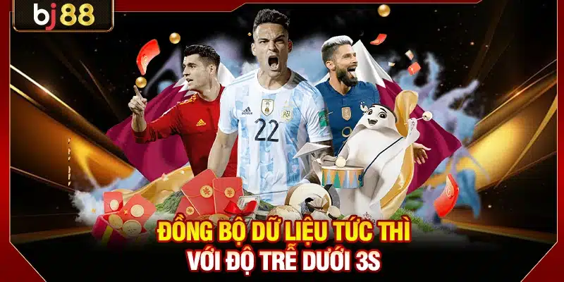 Đồng bộ dữ liệu tức thì với độ trễ dưới 3s