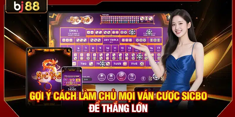 Gợi ý cách làm chủ mọi ván cược Sicbo để thắng lớn