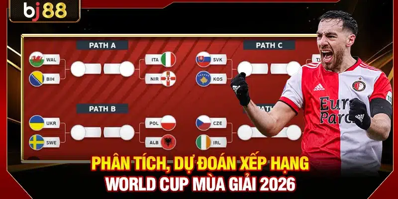 Phân tích, dự đoán xếp hạng World Cup mùa giải 2026